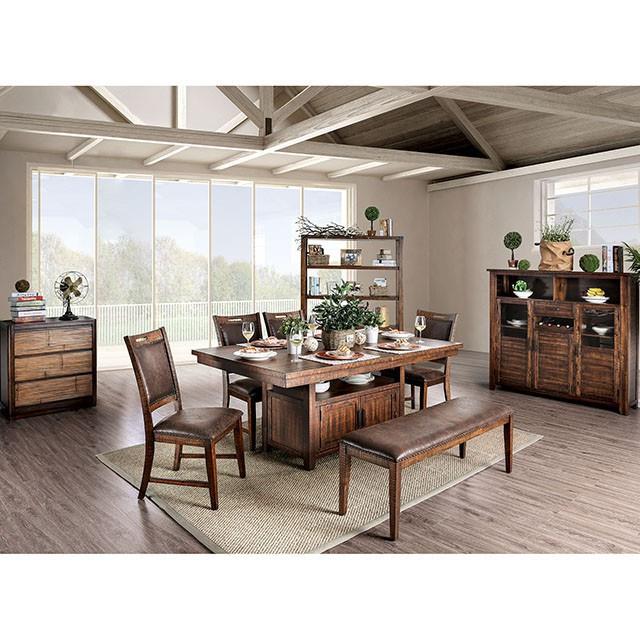 Furniture of America Wichita Dining Table CM3061T IMAGE 2