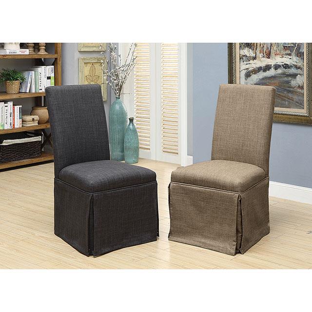 Furniture of America Kortrijk Dining Chair CM3341SC-BR-2PK-3A IMAGE 1