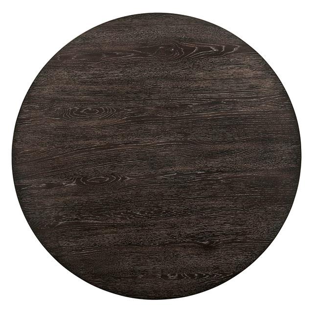 Furniture of America Round Haleigh Dining Table CM3491RT-TABLE IMAGE 5