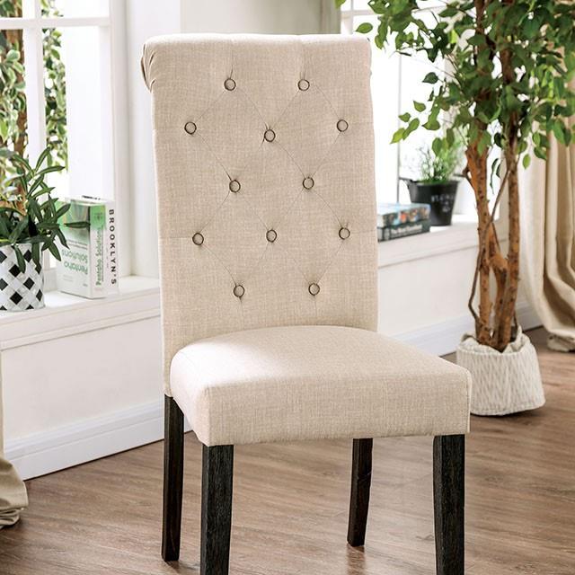 Furniture of America Alfred Dining Chair CM3735IV-SC-2PK IMAGE 1