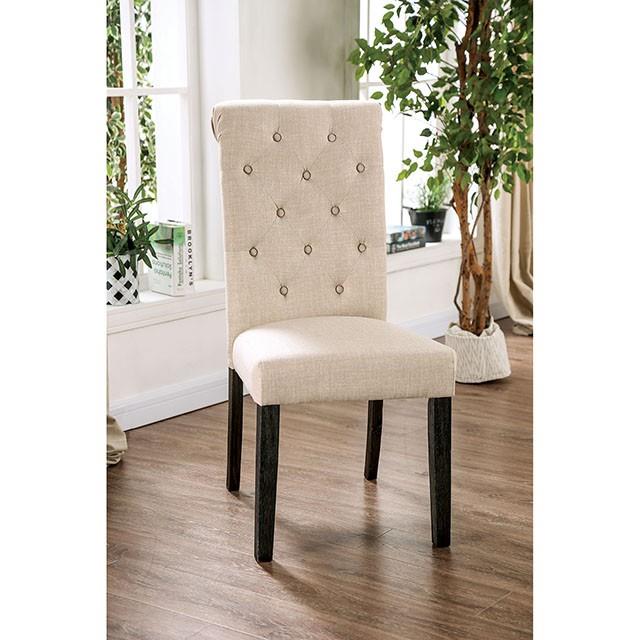 Furniture of America Alfred Dining Chair CM3735IV-SC-2PK IMAGE 2