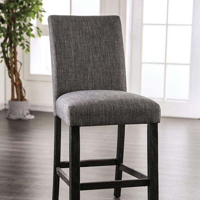 Furniture of America Brule Counter Height Dining Chair CM3736GY-PC-2PK IMAGE 1