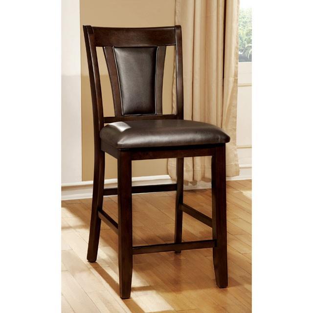 Furniture of America Brent Counter Height Dining Chair CM3984DK-PC-2PK IMAGE 1