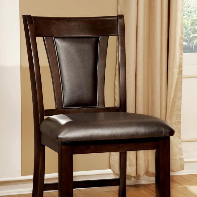 Furniture of America Brent Counter Height Dining Chair CM3984DK-PC-2PK IMAGE 3