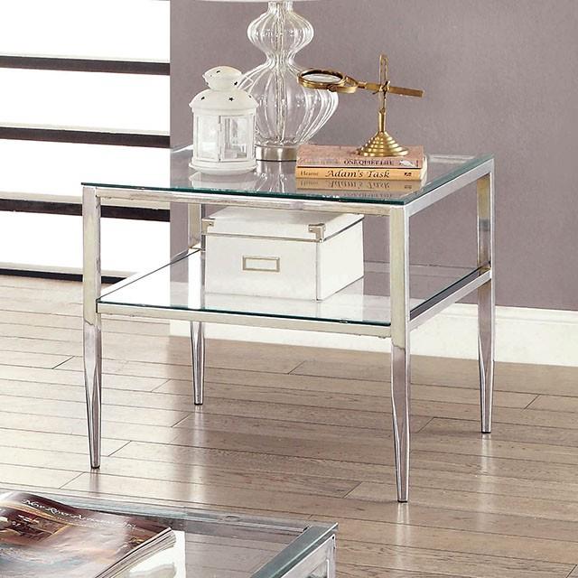 Furniture of America Tanika End Table CM4162CRM-E-PK IMAGE 2