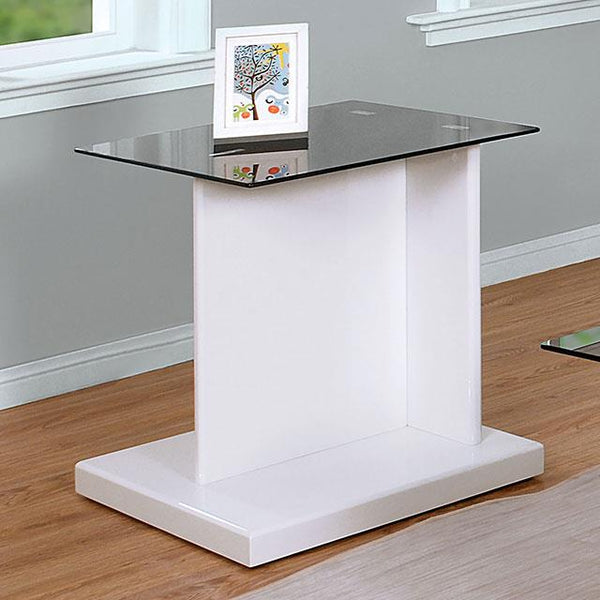 Furniture of America Mannedorf End Table CM4567WH-E IMAGE 1