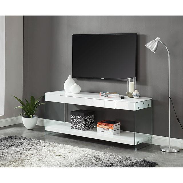 Furniture of America Sabugal TV Stand CM5206WH-TV-70 IMAGE 2