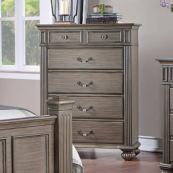 Furniture of America Syracuse 6-Drawer Chest CM7129GY-C IMAGE 1