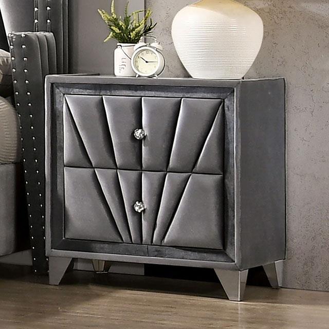 Furniture of America Carissa 2-Drawer Nightstand CM7164N IMAGE 1