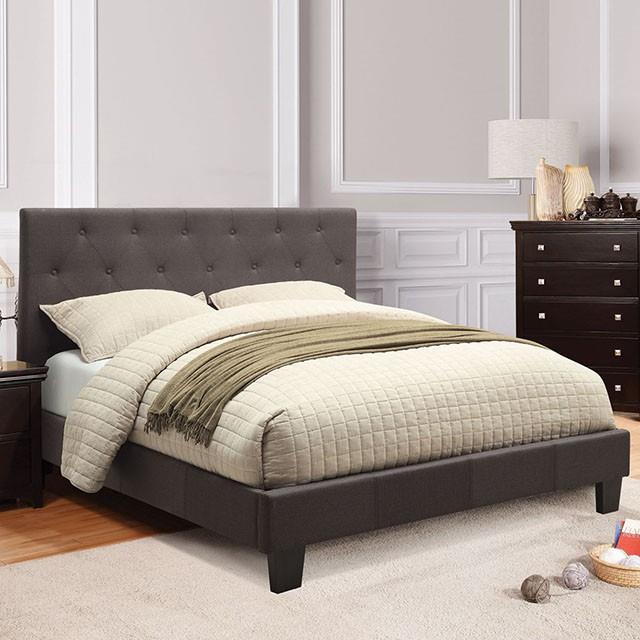 Furniture of America Leeroy California King Bed CM7200LB-CK-BED-VN IMAGE 1