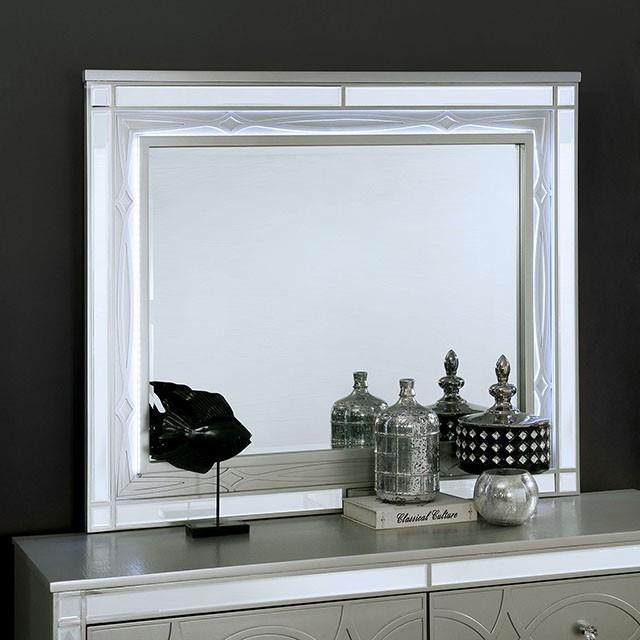 Furniture of America Manar Dresser Mirror CM7891M IMAGE 2