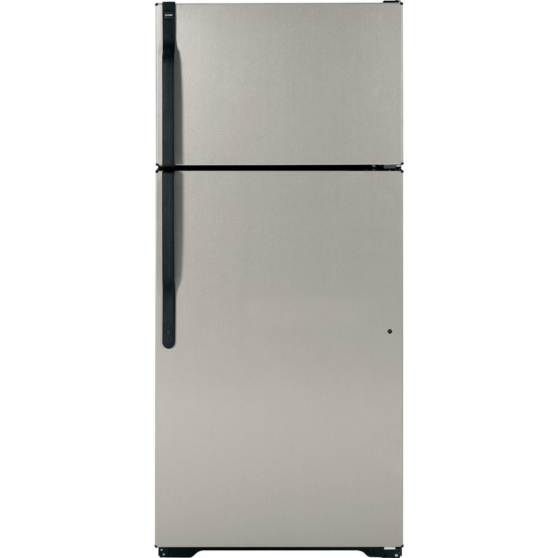 Hotpoint 28-inch, 16.6 cu. ft. Top Freezer Refrigerator HTJ17CBTSA IMAGE 1