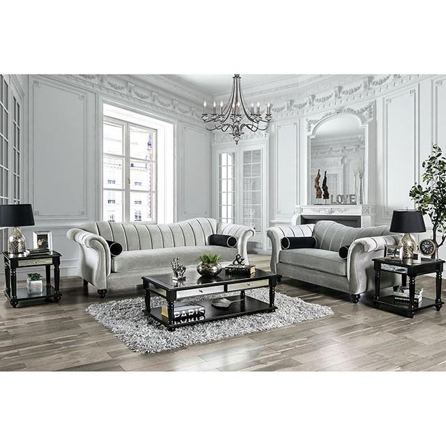 Furniture of America Marvin Stationary Fabric Sofa SM2227-SF IMAGE 2
