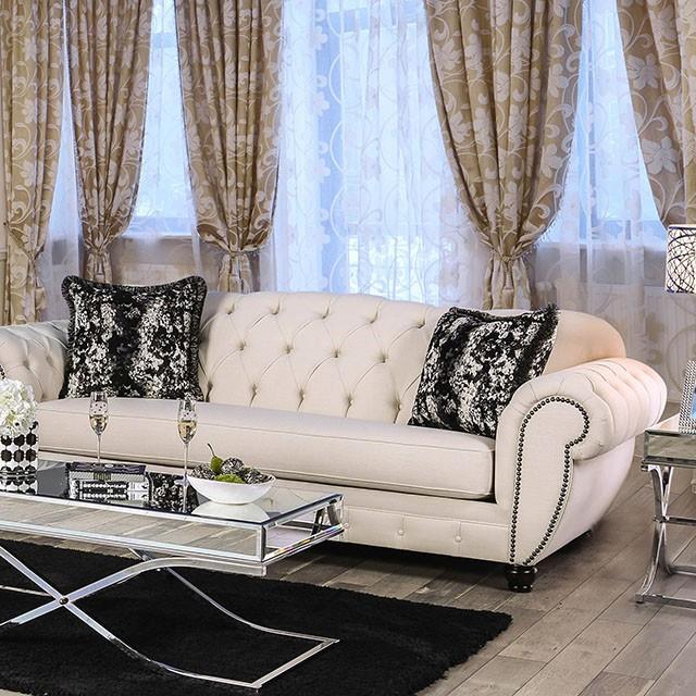 Furniture of America Gilda Stationary Fabric Sofa SM2292-SF IMAGE 6