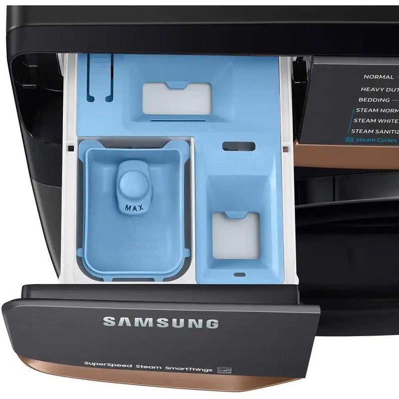 Samsung 5.0 cu. ft. Smart Front Loading Washer with Super Speed Wash and Steam WF50BG8300AV/US IMAGE 5