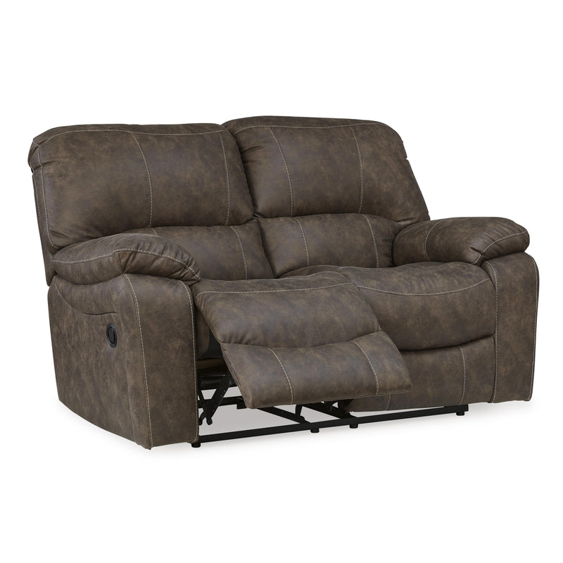 Signature Design by Ashley Kilmartin Reclining Leather Look Loveseat 4240486 IMAGE 2