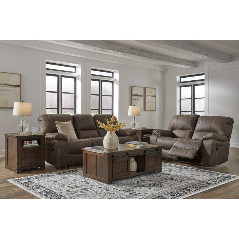 Signature Design by Ashley Kilmartin Reclining Leather Look Sofa 4240488 IMAGE 9