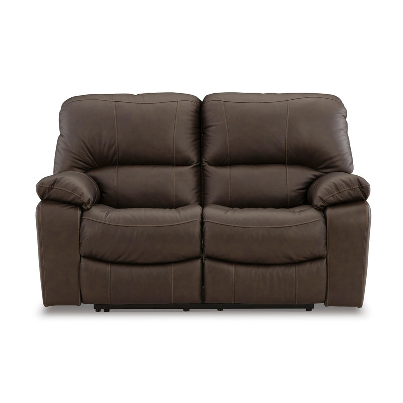 Signature Design by Ashley Leesworth Power Reclining Leather Match Loveseat U4380874 IMAGE 3