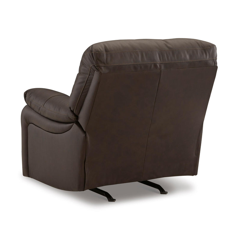 Signature Design by Ashley Leesworth Power Rocker Leather Match Recliner U4380898 IMAGE 5