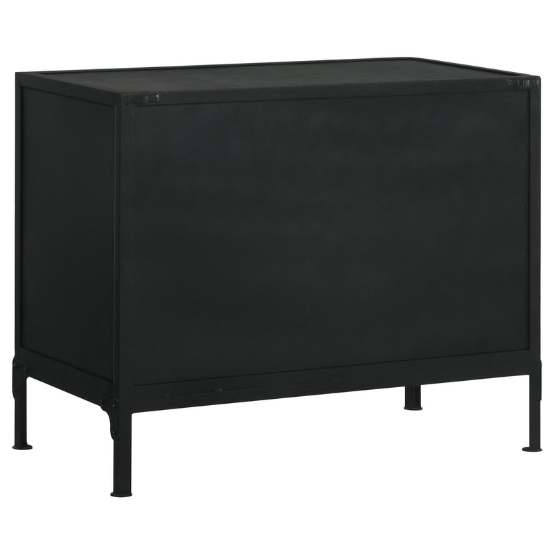 Coaster Furniture 951761 2-drawer Accent Cabinet with Glass Doors - Black IMAGE 9