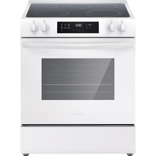 Frigidaire 30-inch Freestanding Electric Range with EvenTemp™ FCFE3062AW IMAGE 1