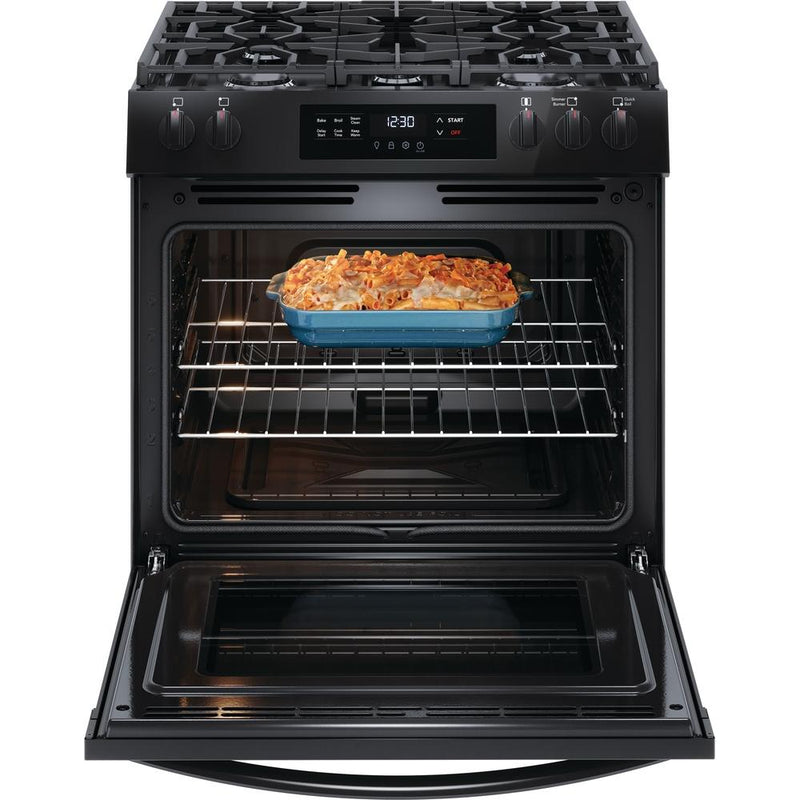 Frigidaire 30-inch Freestanding Gas Range FCFG3062AB IMAGE 2