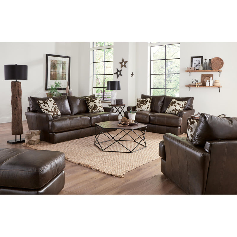 Jackson Furniture Pavia Stationary Leather Match Sofa 5482-03 1268-09/3068-09 IMAGE 2