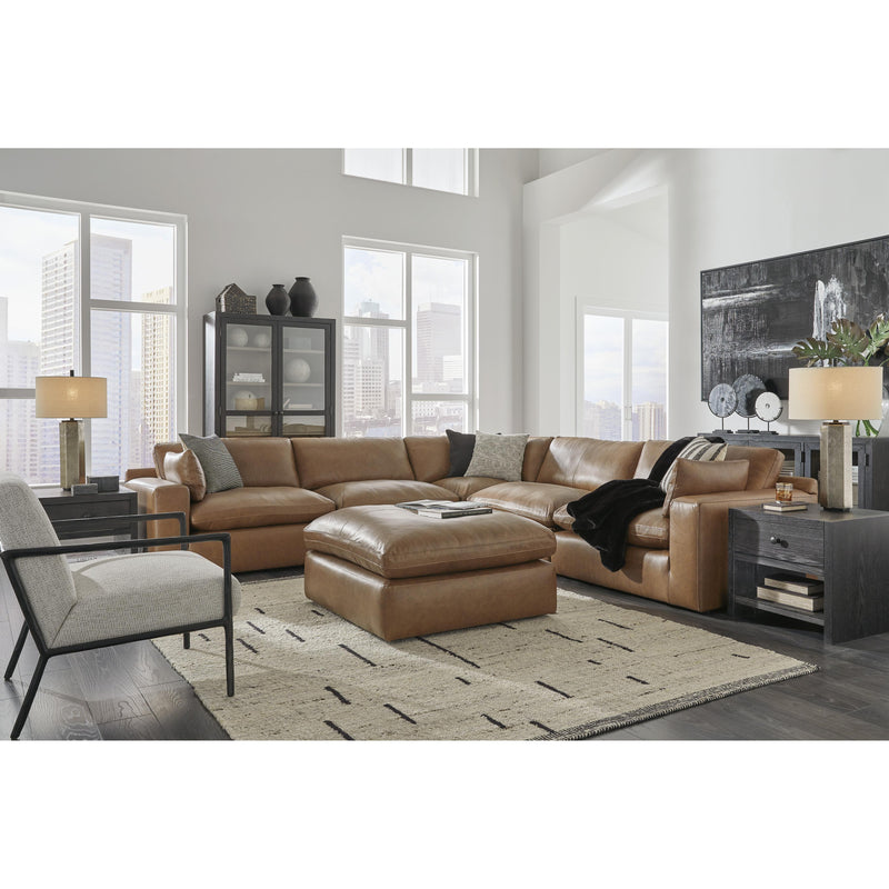 Signature Design by Ashley Emilia Leather 5 pc Sectional 3090164/3090146/3090177/3090146/3090165 IMAGE 6