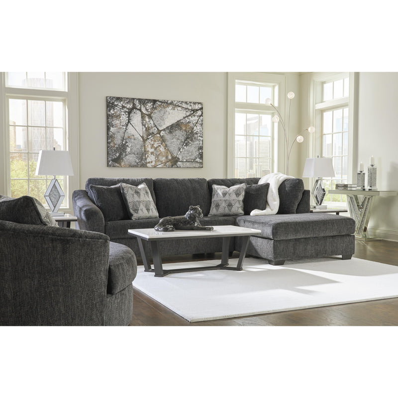 Signature Design by Ashley Biddeford Fabric Full Sleeper Sectional 3550410/3550417 IMAGE 5