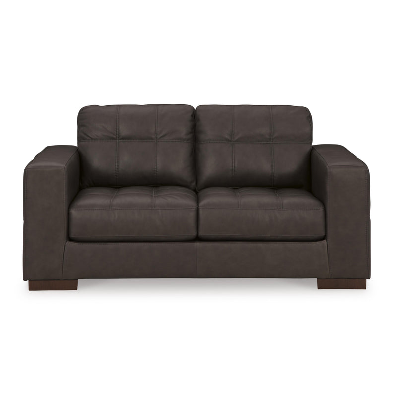 Signature Design by Ashley Luigi Stationary Leather Match Loveseat 5650635 IMAGE 2