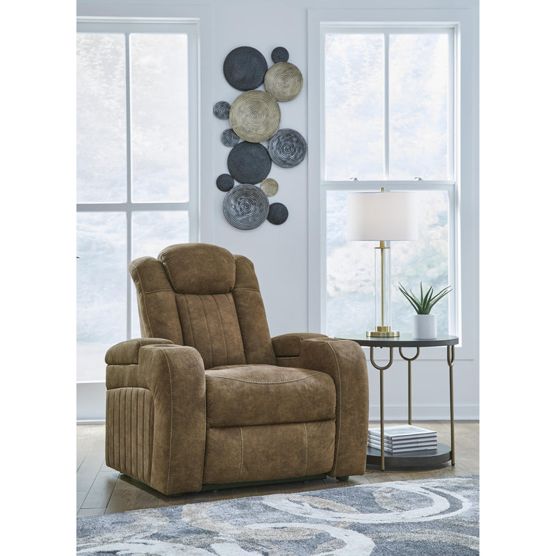 Signature Design by Ashley Wolfridge Power Leather Look Recliner 6070313 IMAGE 5