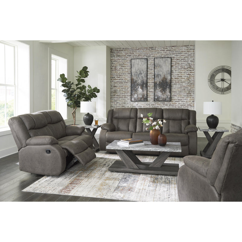 Signature Design by Ashley First Base Reclining Leather Look Sofa 6880488 IMAGE 11