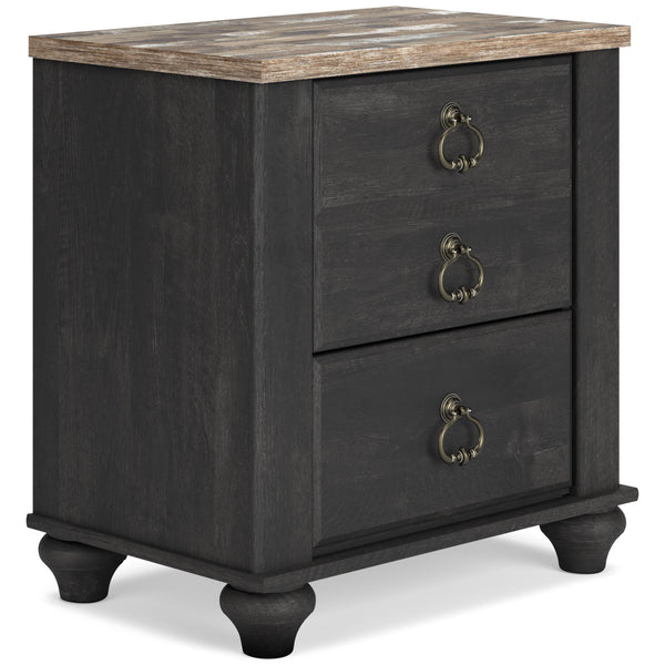 Signature Design by Ashley Nanforth 2-Drawer Nightstand B3670-92 IMAGE 1