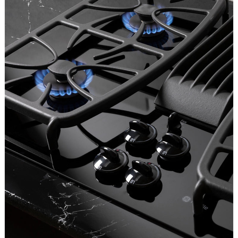 GE Profile 30-inch Built-In Gas Cooktop PGP9830DRBB IMAGE 2