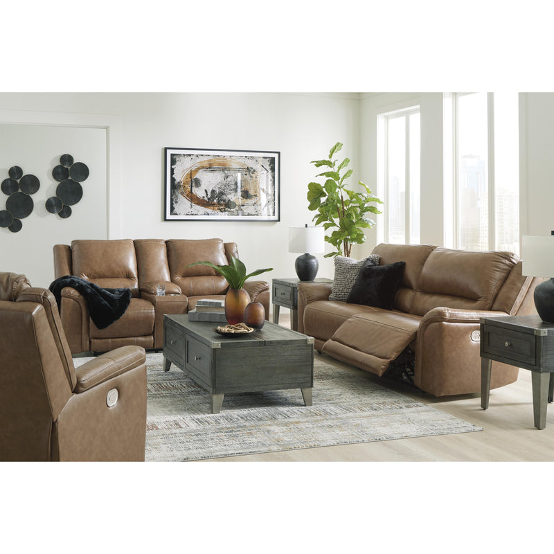 Signature Design by Ashley Trasimeno Power Reclining Leather Match Loveseat U8281518 IMAGE 16