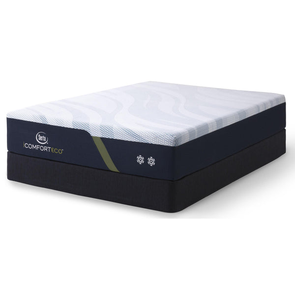 Serta F10 Foam Medium Mattress Set (Twin) IMAGE 1