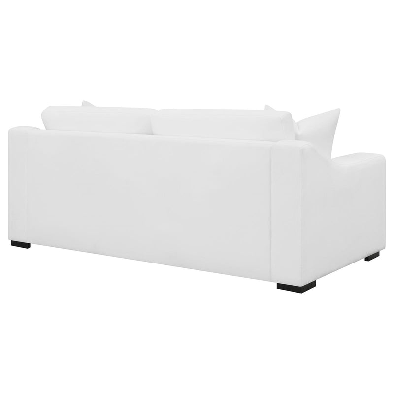 Coaster Furniture Ashlyn 509891 Upholstered Sloped Arms Sofa - White IMAGE 5