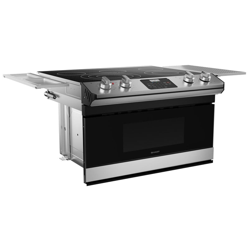 Sharp 30-inch Rangetop with Microwave Drawer Oven STR3065HS IMAGE 2