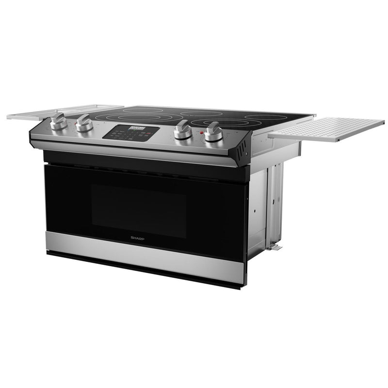 Sharp 30-inch Rangetop with Microwave Drawer Oven STR3065HS IMAGE 7