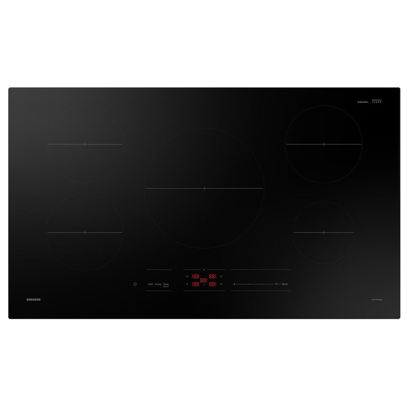 Samsung 36-inch Induction Cooktop with Wi-Fi NZ36C3060UK/AA IMAGE 1