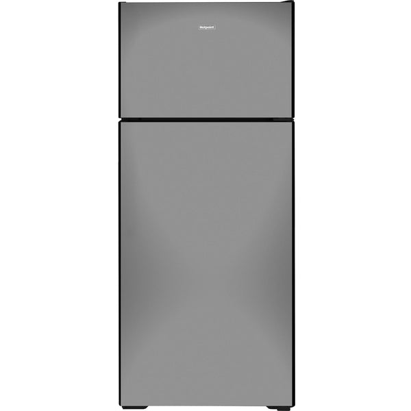 Hotpoint 28-inch, 17.5 cu.ft. Freestanding Top Freezer Refrigerator HPS18BGNRSH IMAGE 1