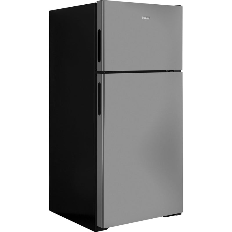 Hotpoint 28-inch, 17.5 cu.ft. Freestanding Top Freezer Refrigerator HPS18BGNRSH IMAGE 2