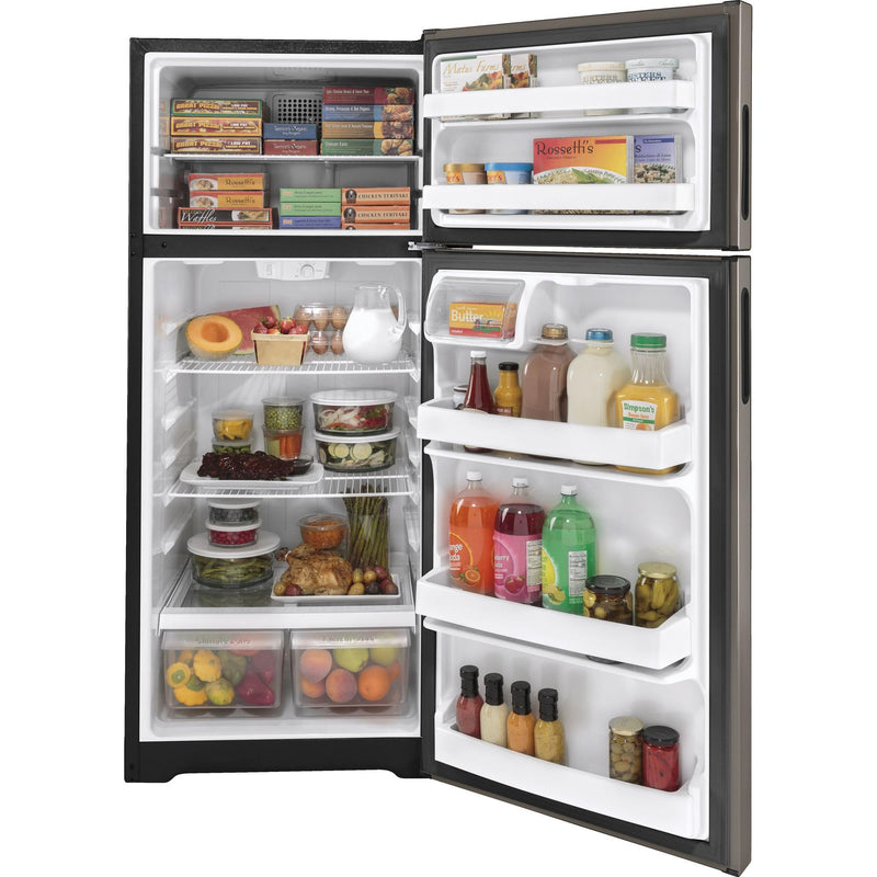 Hotpoint 28-inch, 17.5 cu.ft. Freestanding Top Freezer Refrigerator HPS18BGNRSH IMAGE 4