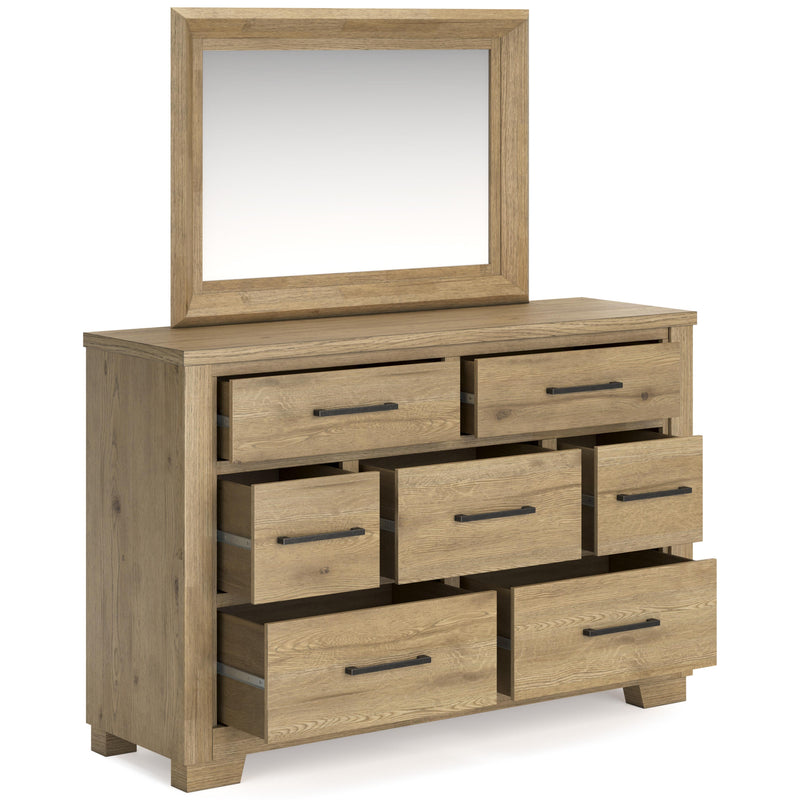 Signature Design by Ashley Galliden B841B1 Dresser and Mirror IMAGE 2