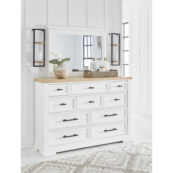 Benchcraft Ashbryn B844B1 Dresser and Mirror IMAGE 1