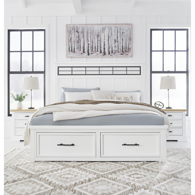 Benchcraft Ashbryn B844B2 Queen Panel Storage Bed IMAGE 6