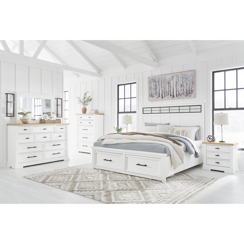 Benchcraft Ashbryn B844B2 Queen Panel Storage Bed IMAGE 7