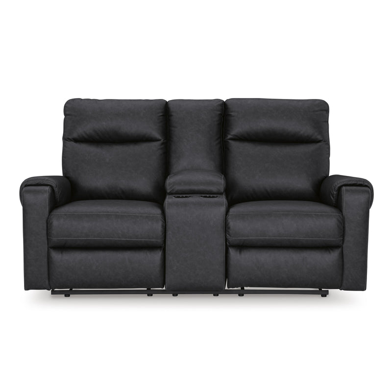 Signature Design by Ashley Axtellton Power Reclining Leather Look Loveseat 3410596 IMAGE 3