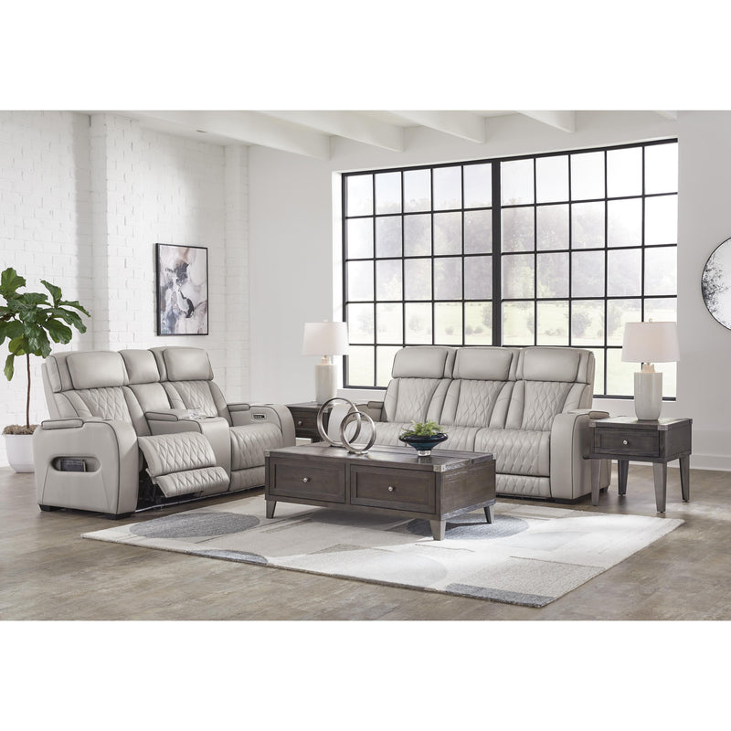 Signature Design by Ashley Boyington Power Reclining Leather Match Sofa U2710515 IMAGE 14