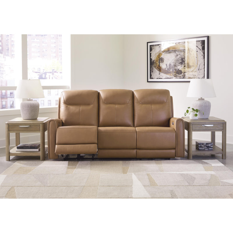 Signature Design by Ashley Tryanny Power Reclining Leather Match Sofa U9370415 IMAGE 7